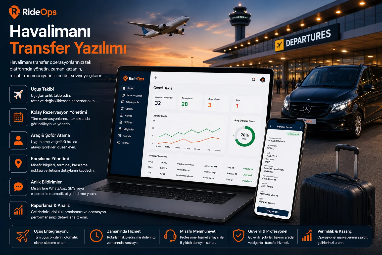 Havalimanı Transfer Yazılımı