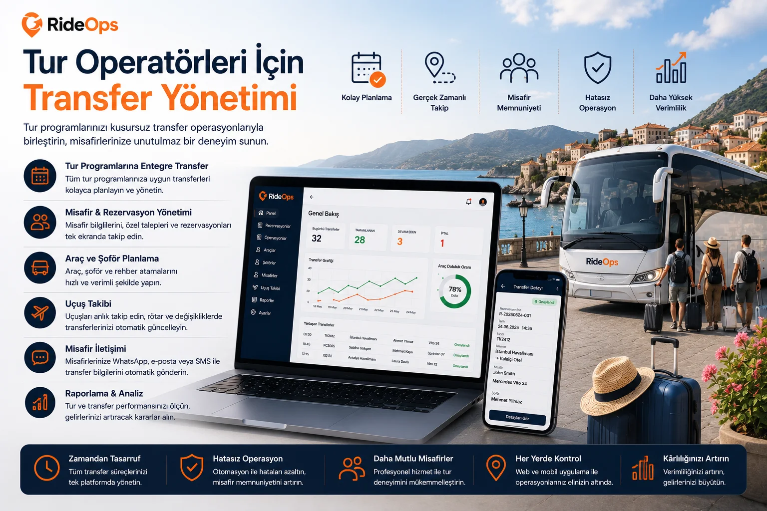 Tur Operatörleri İçin Transfer Yönetimi