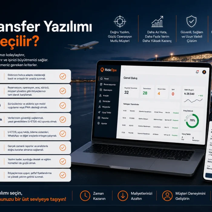 VIP Transfer Yazılımı Nasıl Seçilir?